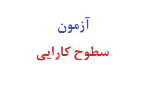 آزمون سطوح کارایی