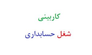 کاربینی شغل حسابداری